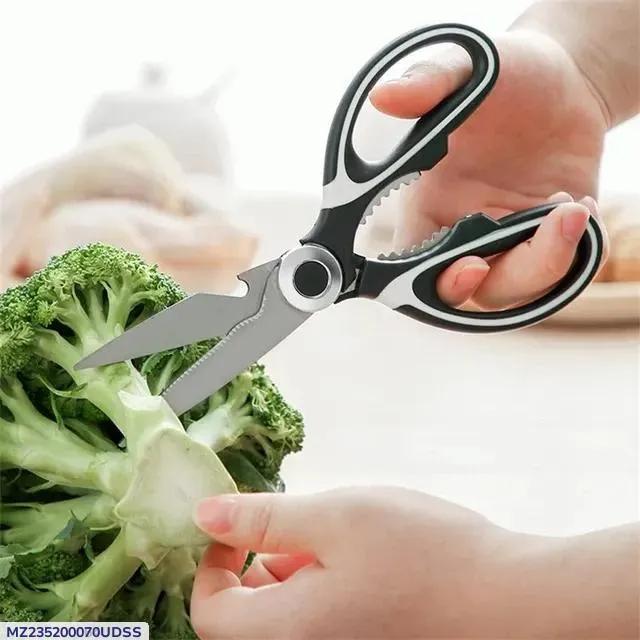 Premium Stainless Steel Kitchen Shears - Heavy Duty Multipurpose Scissors