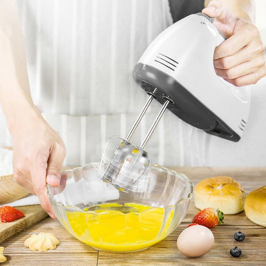 Electric Hand Mixer - Stainless Steel Kitchen Appliance