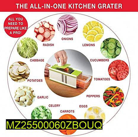 5-in-1 Multifunctional Grater - Box Grater Vegetable Slicer