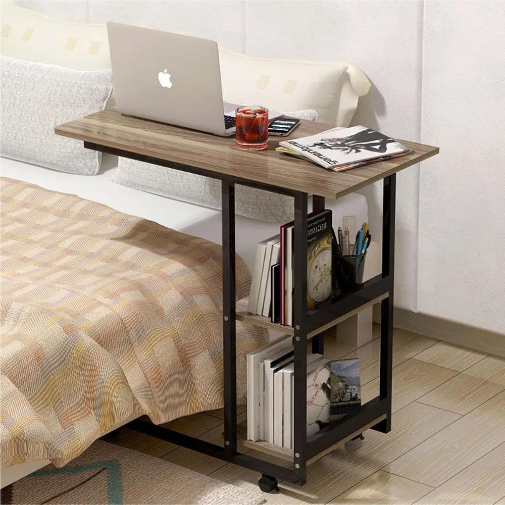 Wooden Laptop Side Table For Sofa And Bed
