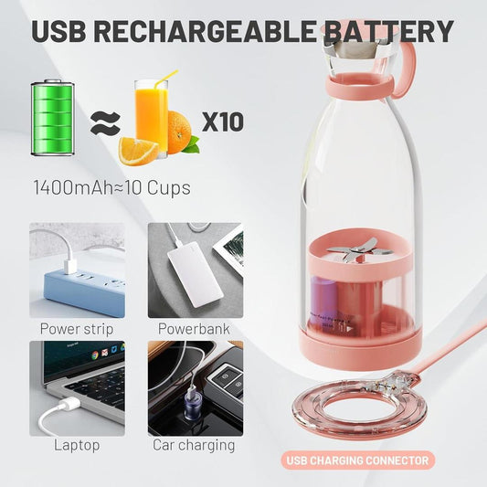 Premium Electric Juicer Blender - Portable Fruit Smoothie Maker Pakistan | Smart Kitchen PK