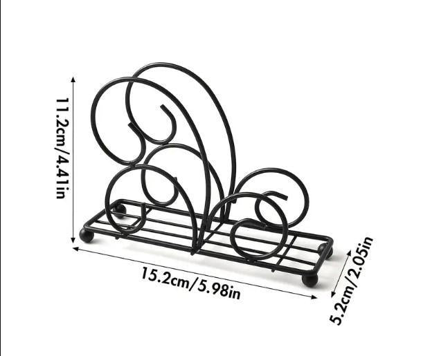 Antique Design Iron Tissue Stand - Vintage Napkin Holder for Kitchen & Dining