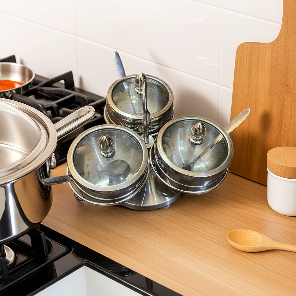 Airtight Seasoning Tank - Large Capacity Spice Storage Container