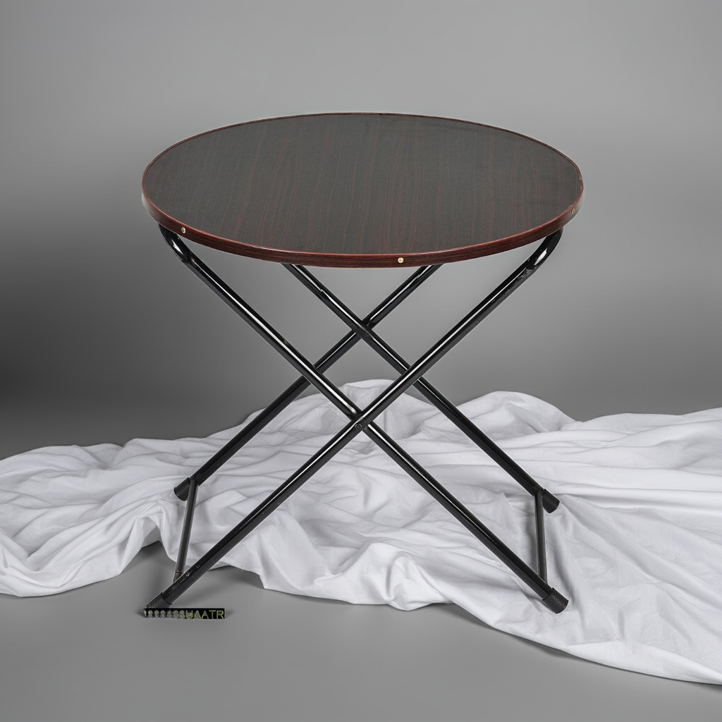 Premium Folding Coffee Table - Adjustable Height 22.5-25 Inches | Space-Saving Design