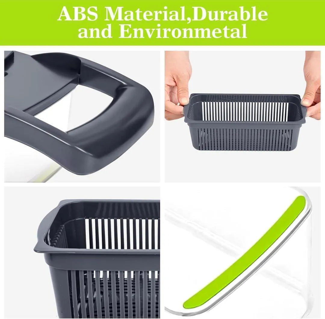 16-Piece Multifunctional Vegetable Cutter Set - Professional Kitchen Slicer