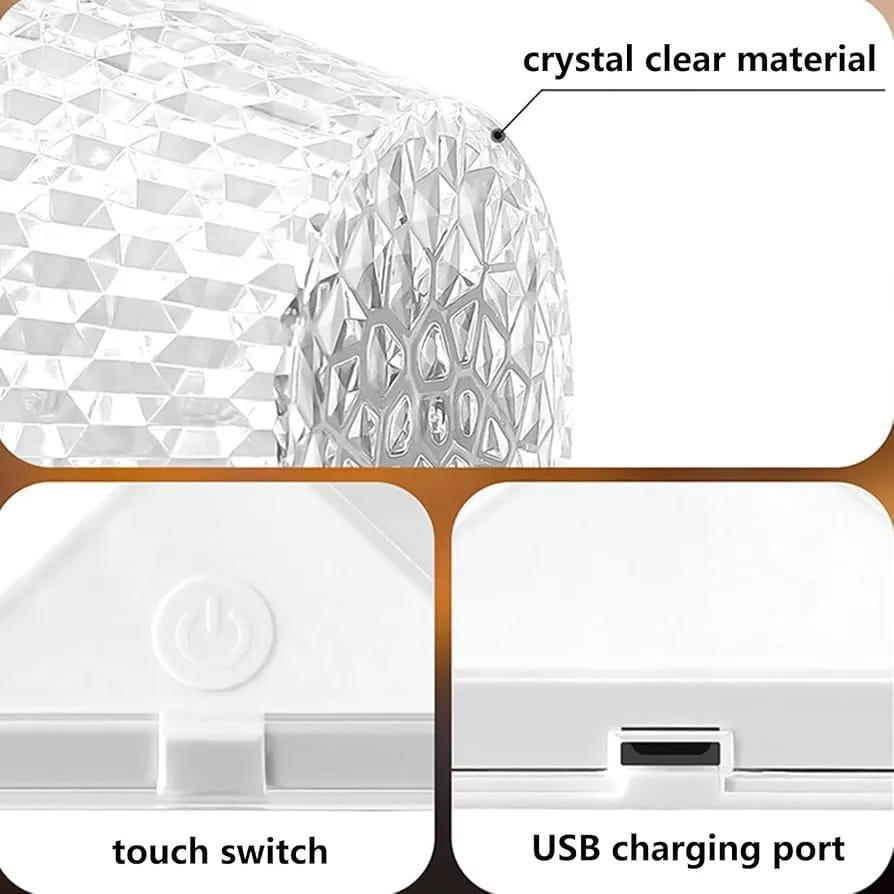 Cute Duck Rechargeable Table Lamp - LED Night Light with Touch Control