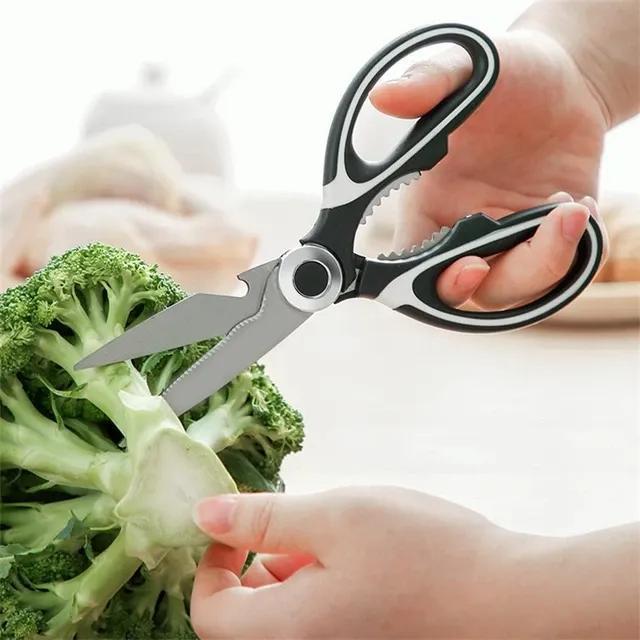 Premium Stainless Steel Kitchen Shears - Heavy Duty Multipurpose Scissors