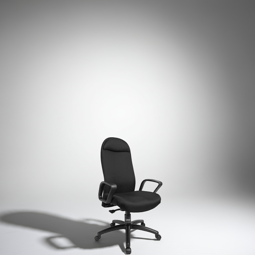 Premium Black Executive Office Chair - Ergonomic Desk Chair with Lumbar Support