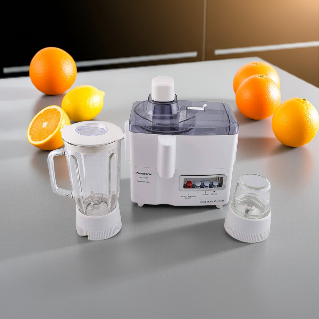 "3-in-1 Electric Juicer Blender - Multi-Function Kitchen Appliance"