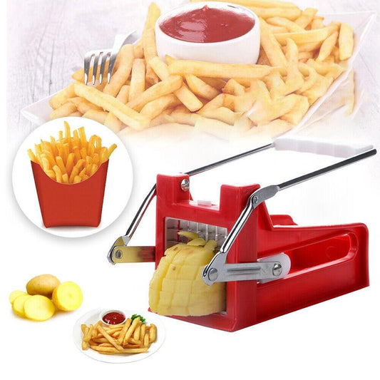 Premium Stainless Steel Potato French Fry Cutter - Professional Kitchen Tool