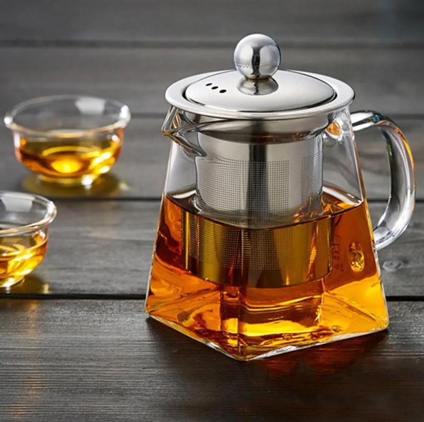 Glass Tea Pot with Infuser - Premium Borosilicate Teapot