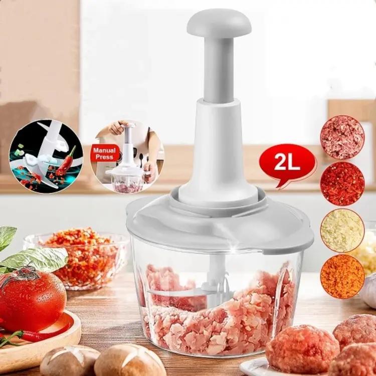 Manual Food Chopper - Stainless Steel Kitchen Tool Pakistan | Smart Kitchen PK