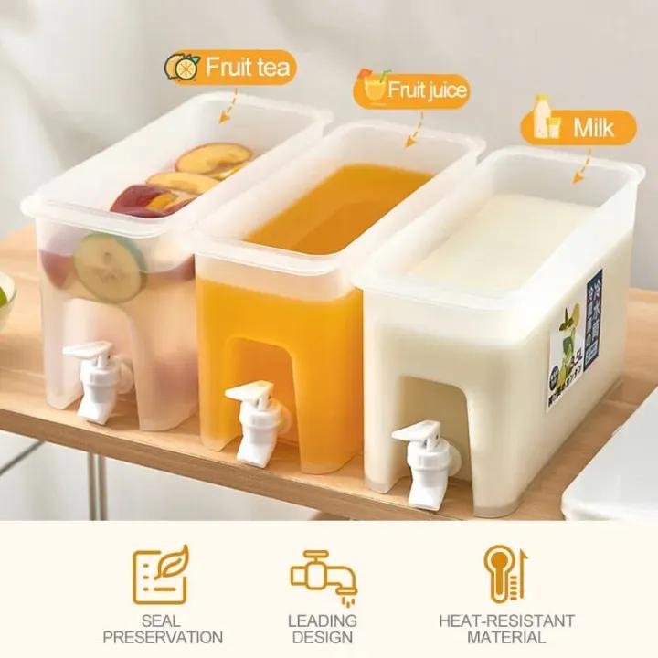 2500ml to 3500ml Refrigerator Cold Water Container with Faucet