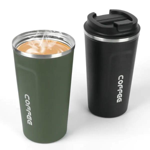 Premium Double Wall Vacuum Travel Coffee Mug - 350ml Insulated Tumbler