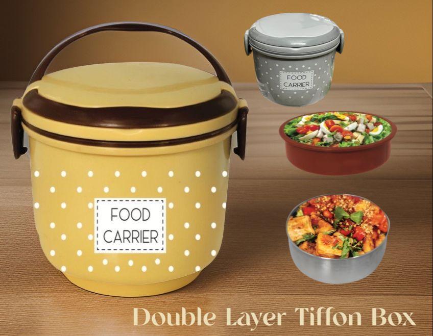 Double Layer Lunch Box - Food Safe Plastic Container