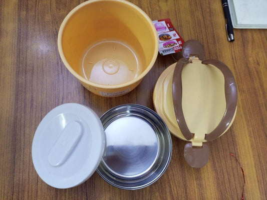 Double Layer Lunch Box - Food Safe Plastic Container