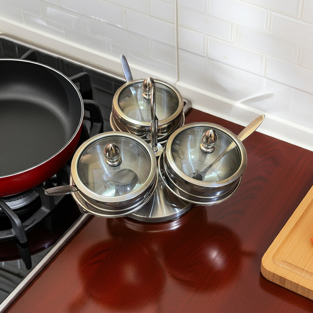 Airtight Seasoning Tank - Large Capacity Spice Storage Container