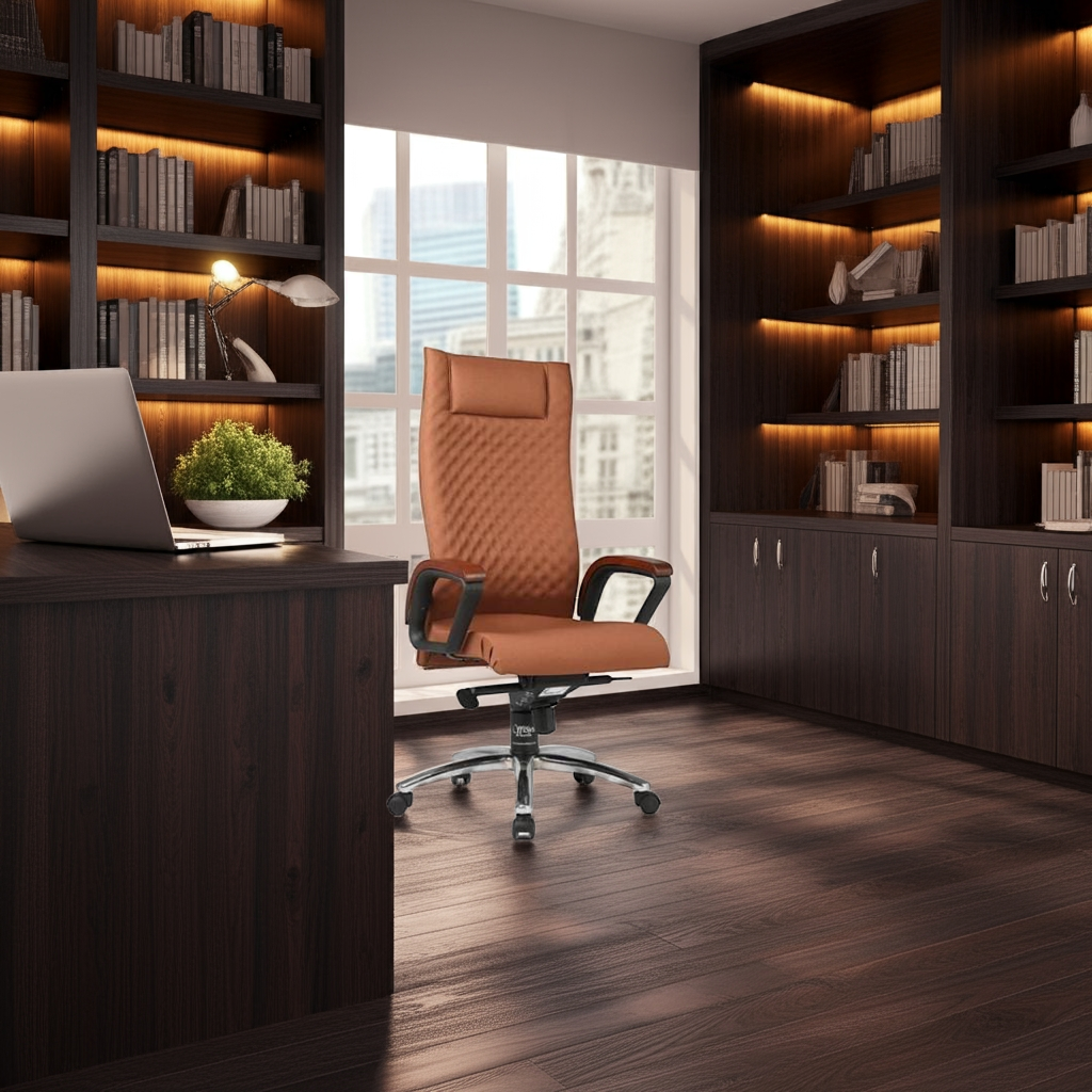 High Back Ergonomic Office Chair – Adjustable Executive Revolving Chair in Pakistan