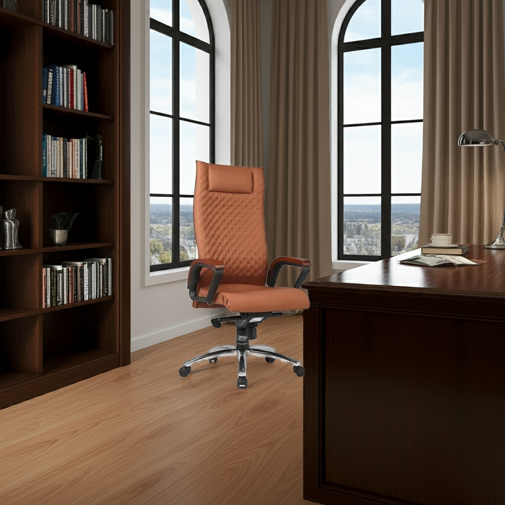 High Back Ergonomic Office Chair – Adjustable Executive Revolving Chair in Pakistan