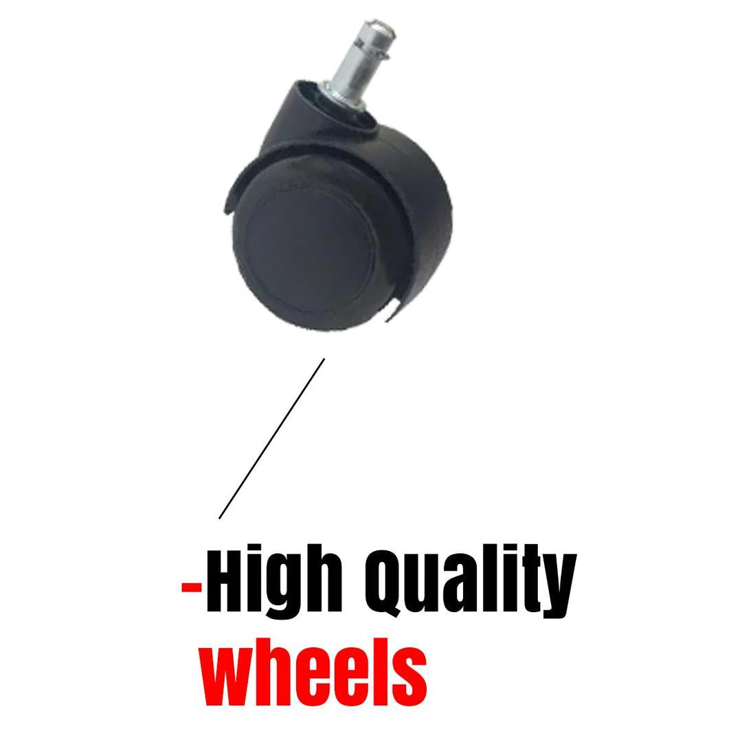 Double Tier Mobile Wardrobe Organizer - Rolling Clothes Rack with Wheels