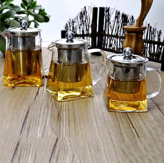 Glass Tea Pot with Infuser - Premium Borosilicate Teapot