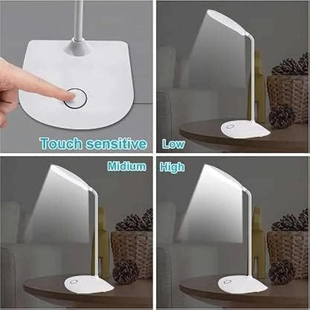 Rechargeable LED Desk Lamp - Adjustable Multicolor Table Light