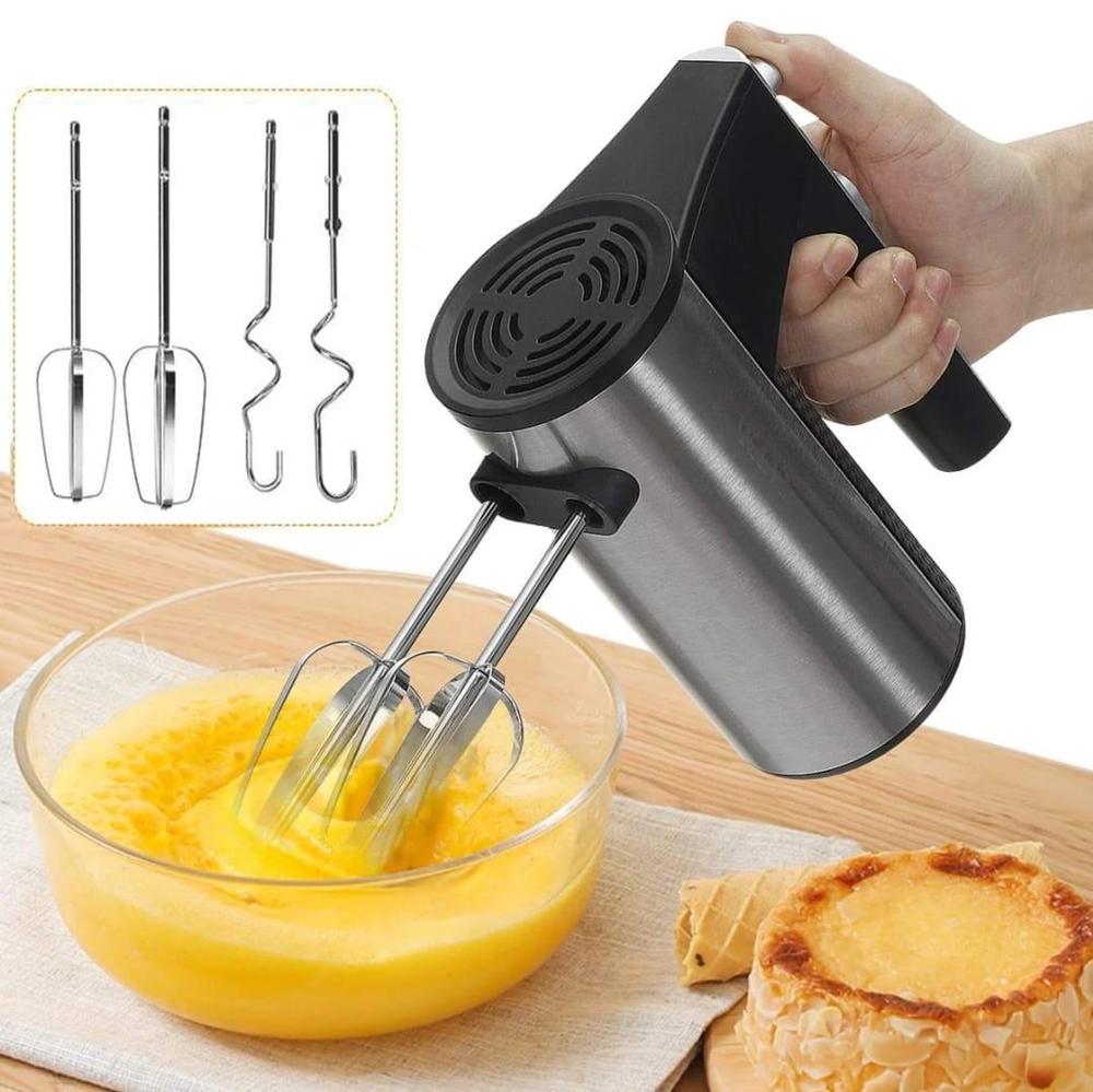 Electric Hand Mixer 450W - 5-Piece Baking Set with Beaters