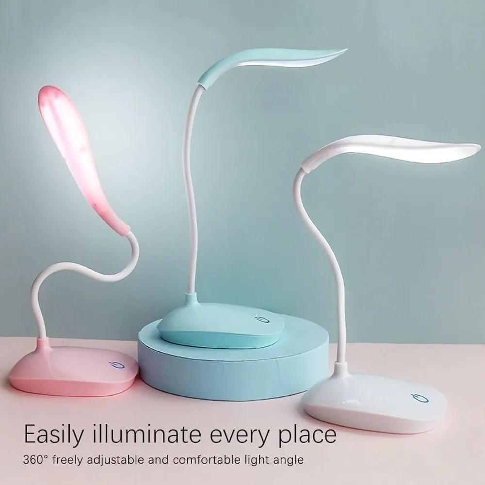 Rechargeable LED Desk Lamp - Adjustable Multicolor Table Light